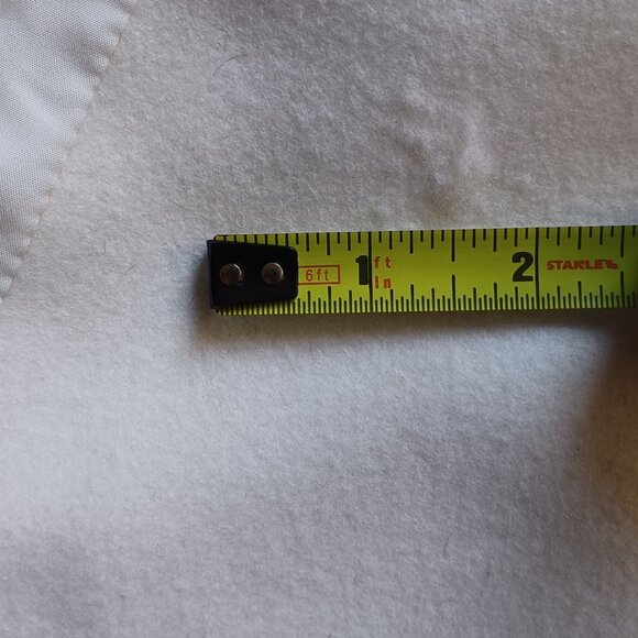 Old Navy Ivory Offset Zip Pea Coat, size Medium, Mid Length - Picture 9 of 9